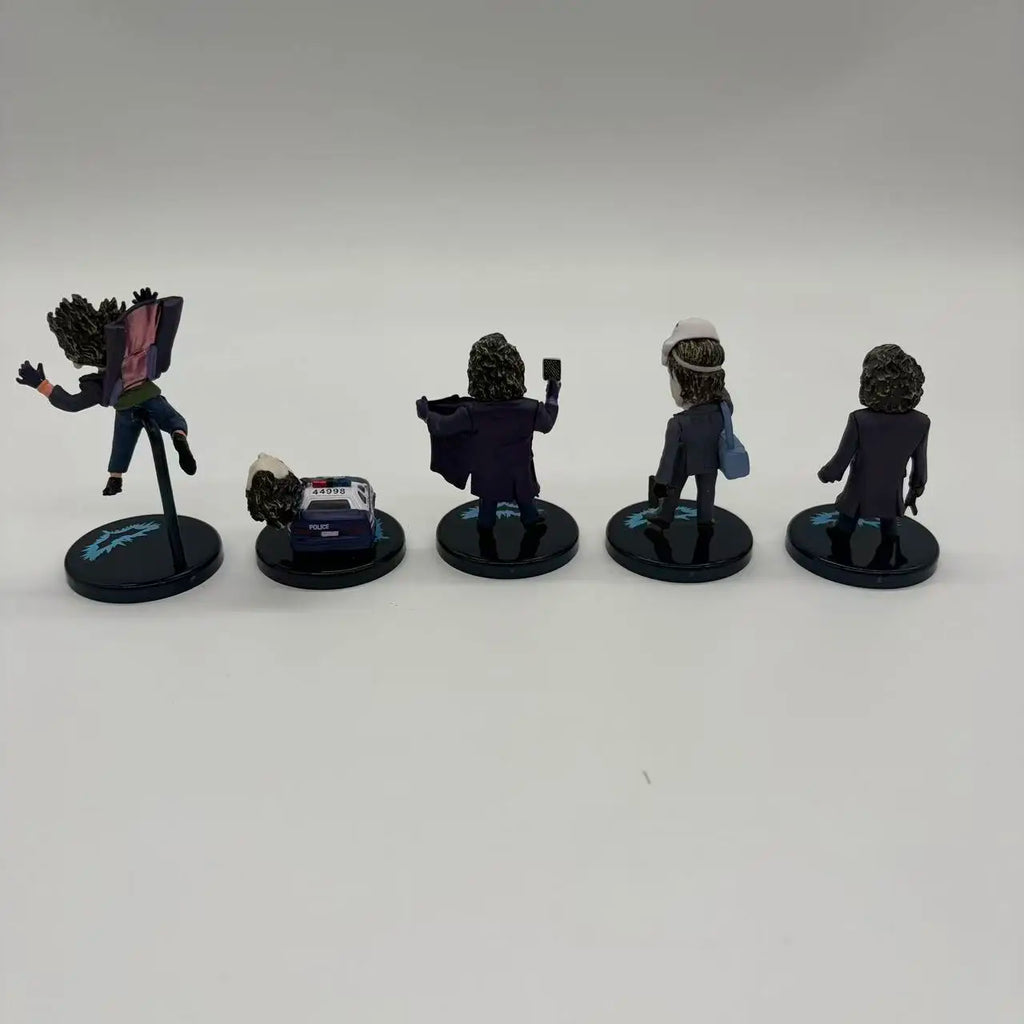 5pcs/set The Dark Knight Joker PVC Action Figure Collectible Model Toy 6~10cm