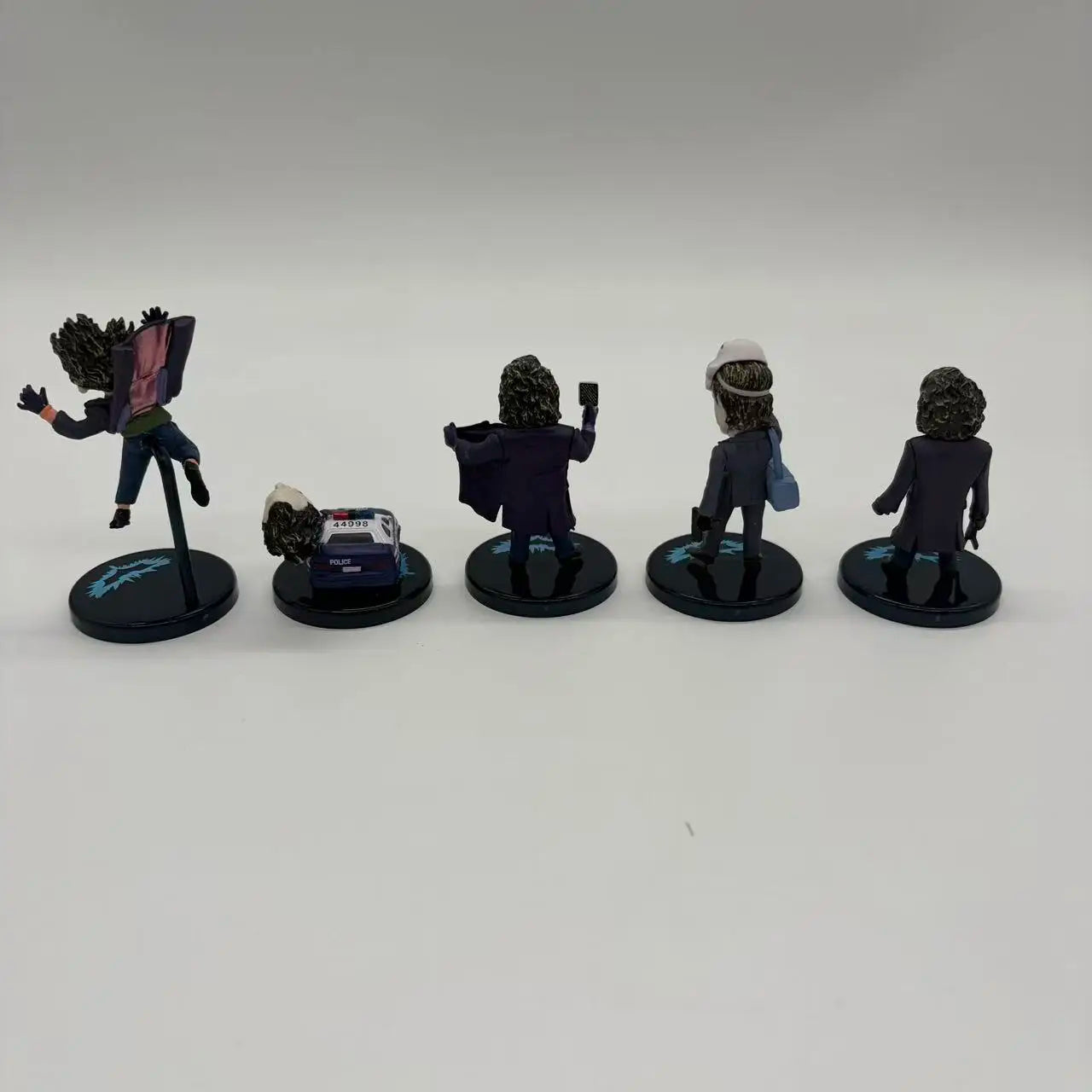 5pcs/set The Dark Knight Joker PVC Action Figure Collectible Model Toy 6~10cm