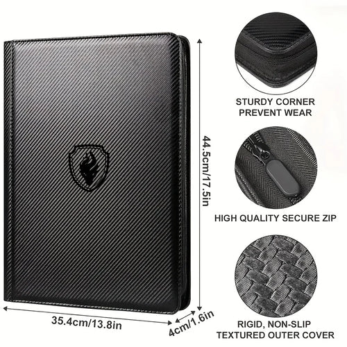 1024 Pockets Trading Card binder, Premium 16 Pockets Card Holder Folders, Side Loading Card Album for Sport, Game Card