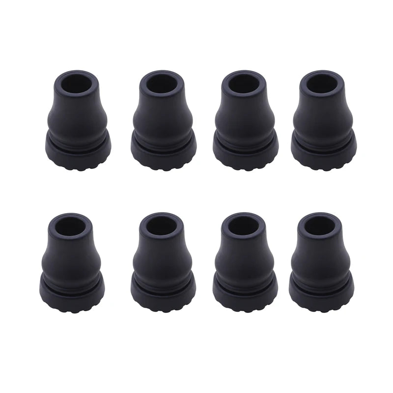 16-22mm Antiskid Walking Stick Crutch Cane Bottom Pads Cover Protector Climbing Hiking Trekking Pole Tip