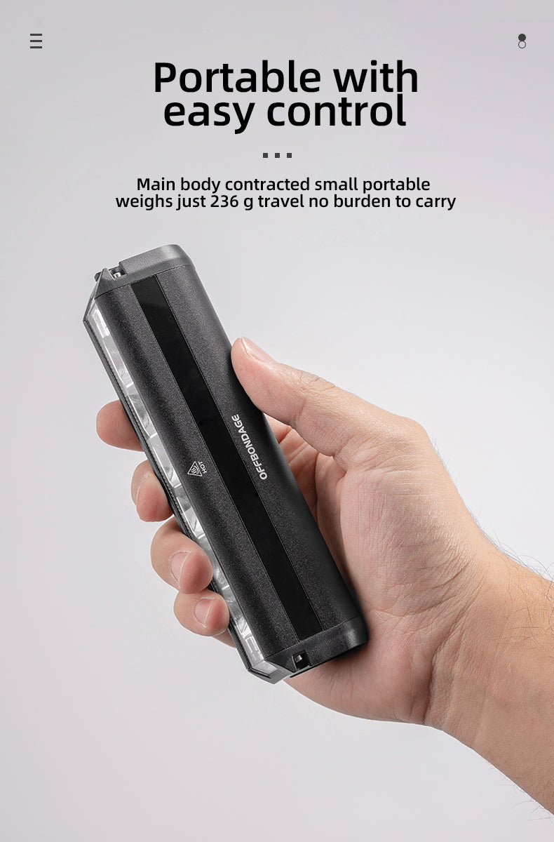 OFFBONDAGE Bicycle Light Front  Bike Light Waterproof Flashlight USB Charging MTB Road Cycling Lamp Accessories
