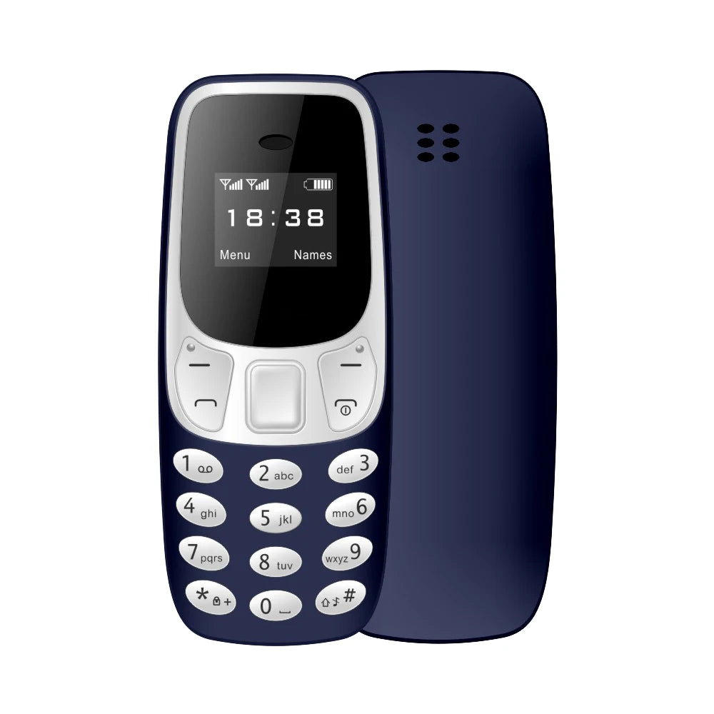 SERVO BM10 Mini Mobile Phone 2 SIM Card Bluetooth Earphone Voice Changer Dialer Low Radiation Sound Recording Small Cellphone