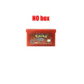 2025 New Pok é mon Series Jade Red Leafgreen Ruby Sapphire 5th Edition GBA Game Box, 32-bit Video Game Cartridge, No Manual