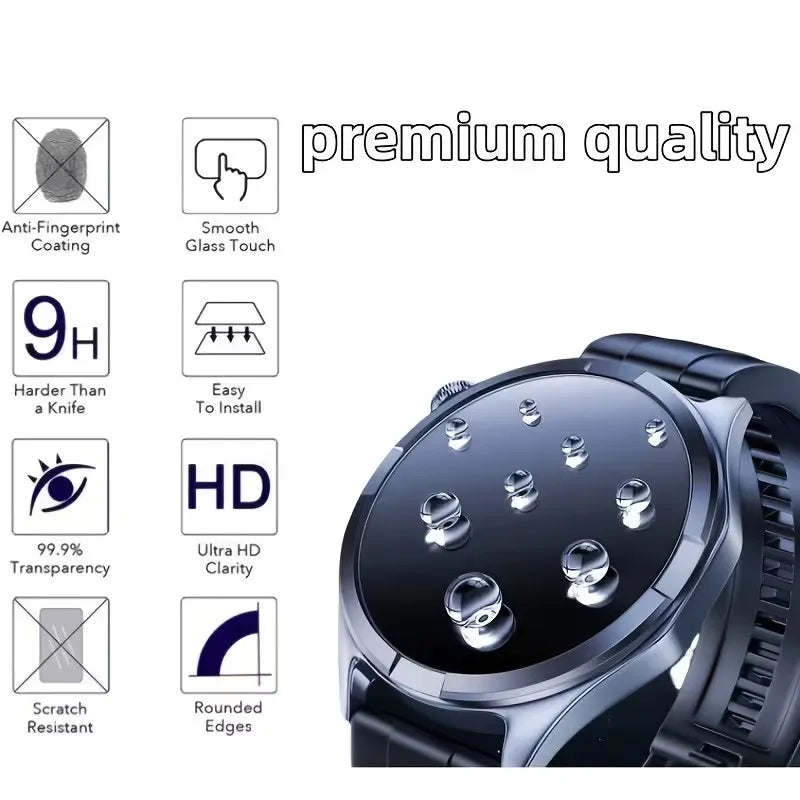 1-5PCS Screen Protector for OnePlus Watch 3 Tempered Glass Anti-Scratch Protection Glass Film Ultra-HD Protector Accessories