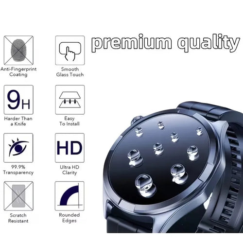 1-5PCS Screen Protector for OnePlus Watch 3 Tempered Glass Anti-Scratch Protection Glass Film Ultra-HD Protector Accessories