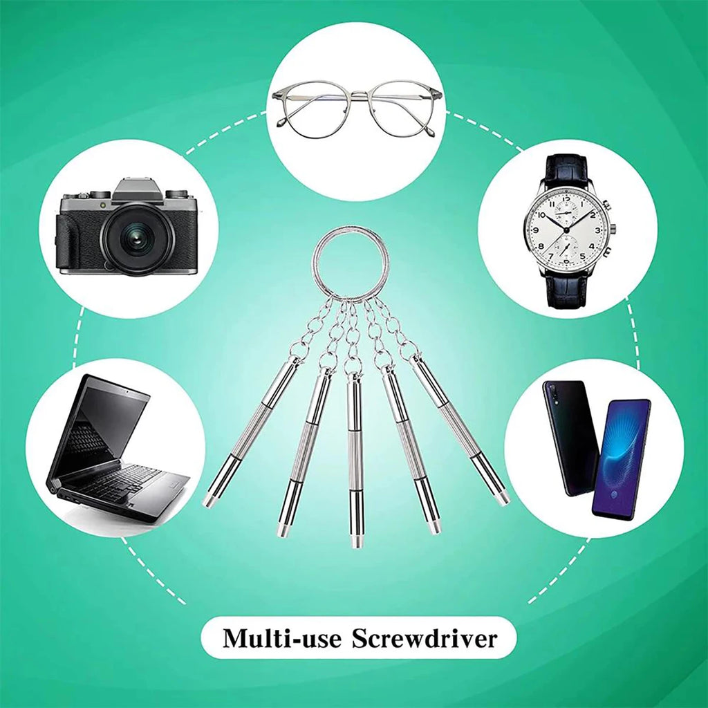 1/2/10pcs Mini 3 in1 Screwdriver Eyeglass Optical Eye Glasses Portable Spectacles Watch Repair Kit Practical Household Hand Tool