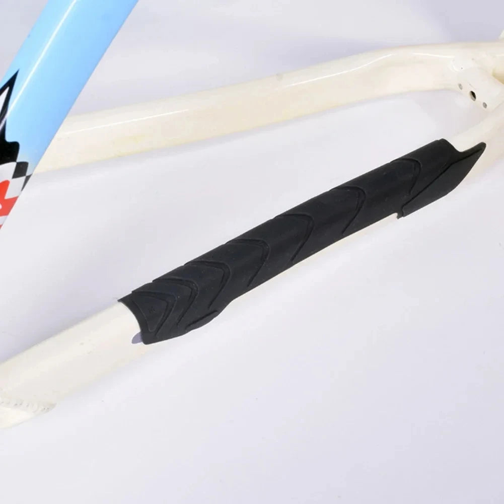 Bike Chain Sticker Silicone Bicycle Frame Protector Chain Guard Sticker Frame Guard Scratch Resistant Protector MTB Accessories