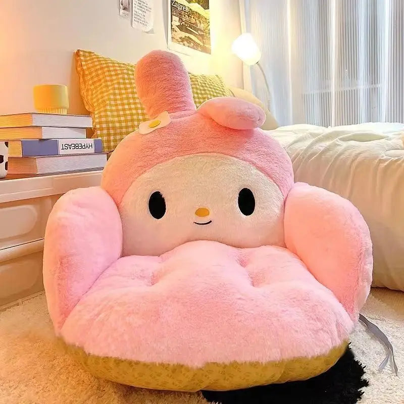 Cartoon Doll Cushion Office Chair Cushion Cute Creative Plush Winter Warm Comfortable Bedding Pillow Gift For Girls Dormitory