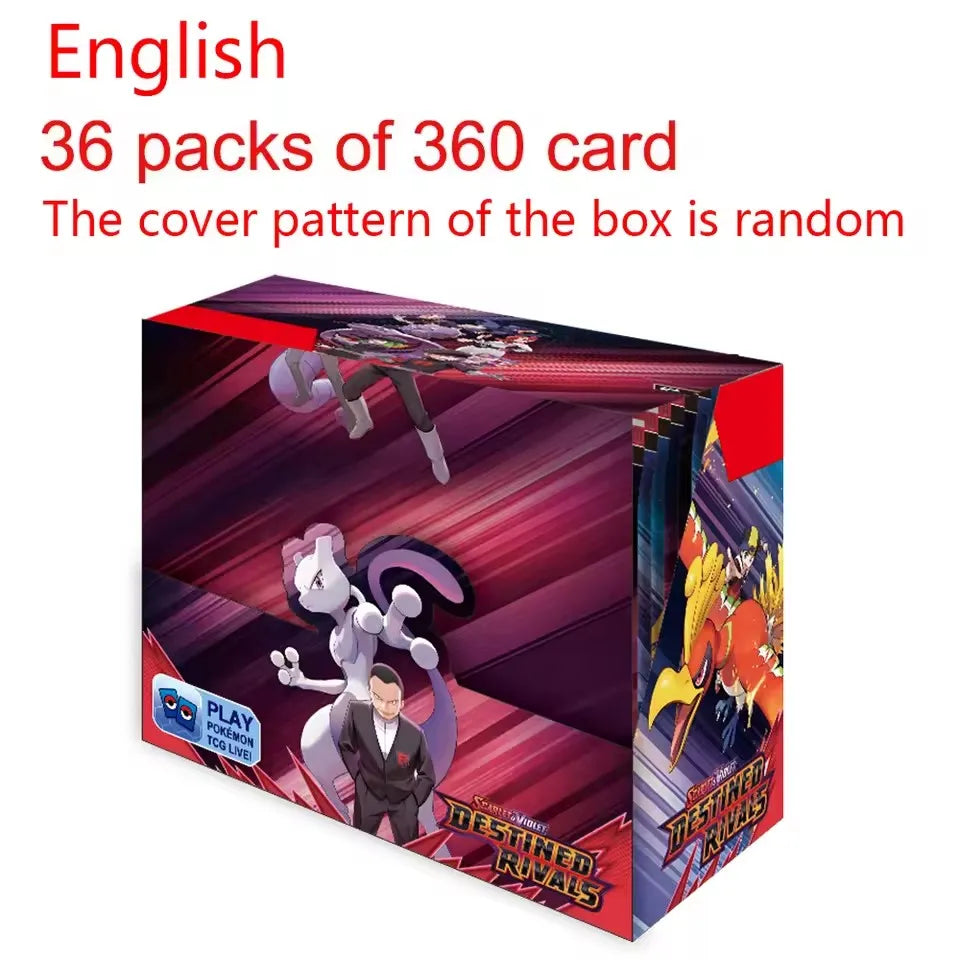 360Pcs Pokemon Card Destined Rivals Prismatic Evolutions Scarlet Violet 151 PALDEAN English Booster Battle Transaction Card