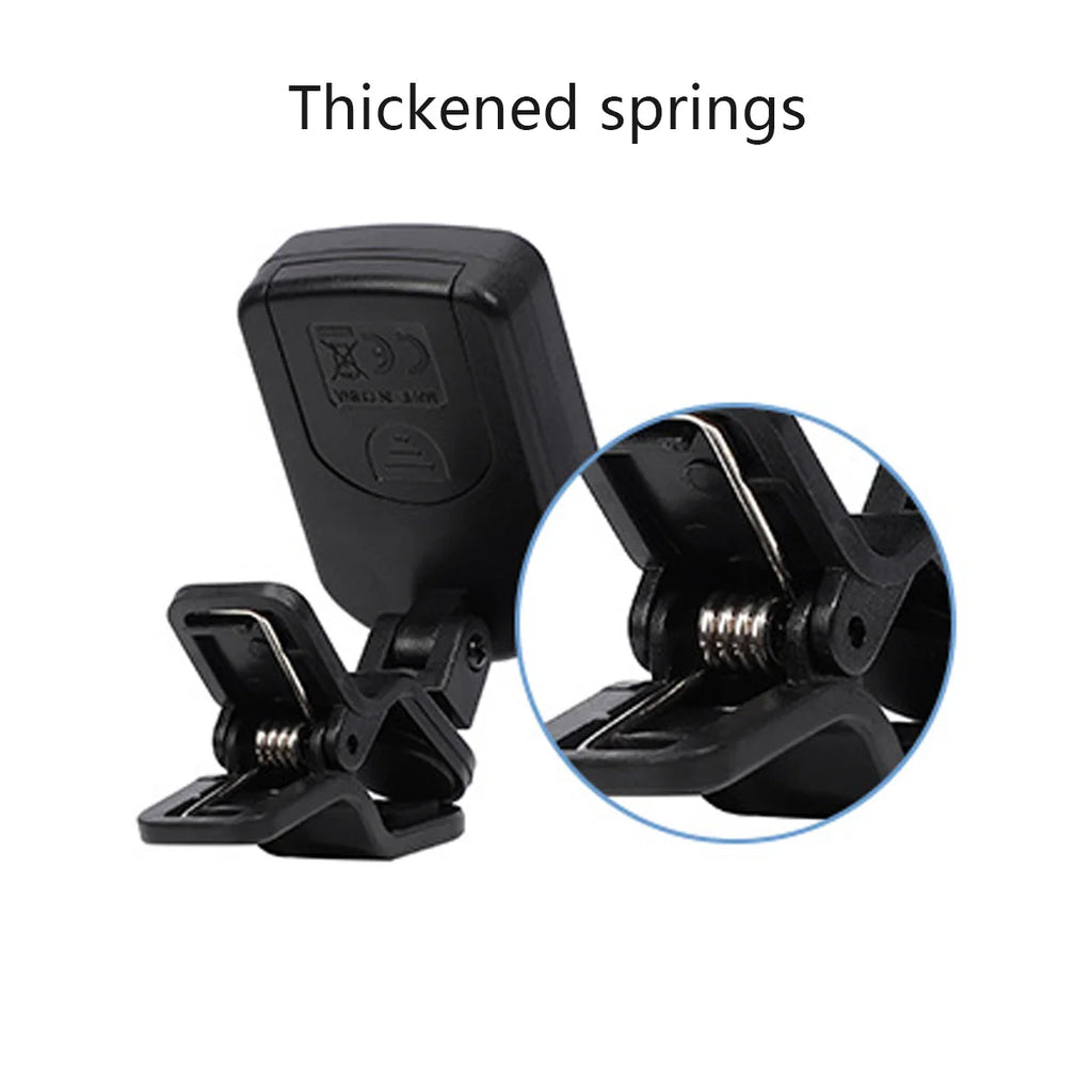 Clip-On Guitar Tuner with Regular/Color Screen 360° Rotatable Chromatic Tuner for Guitar, Bass, Ukulele, Violin