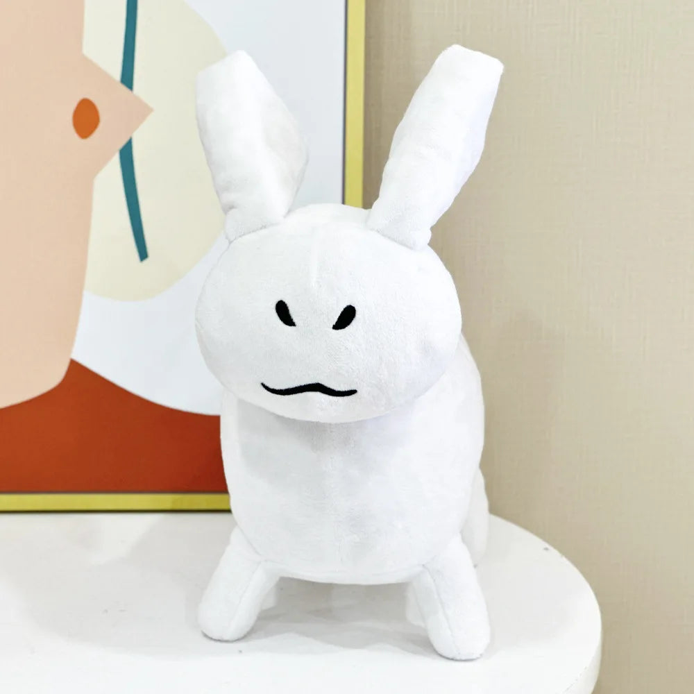 Gubby Plush White Rabbit Plush Toy Related to Fun Cartoon Games Healing Companion Plush Animals Children‘s Gifts
