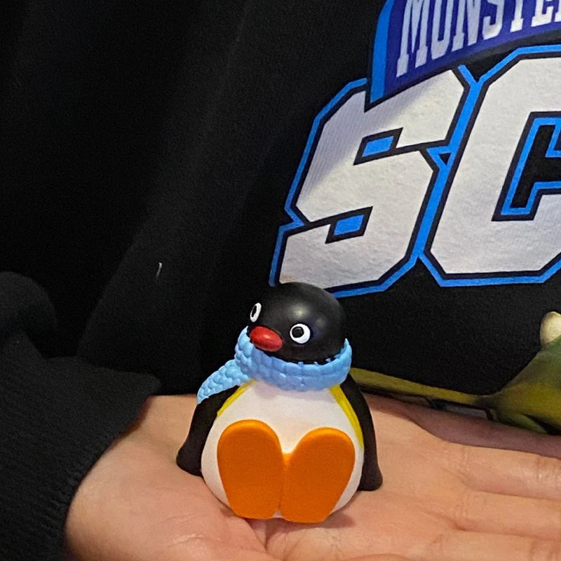New 1 Piece Window Edge Car Interior Decoration Center Console Accessories 6CM Kawaii Penguin Doll Desktop Ornament
