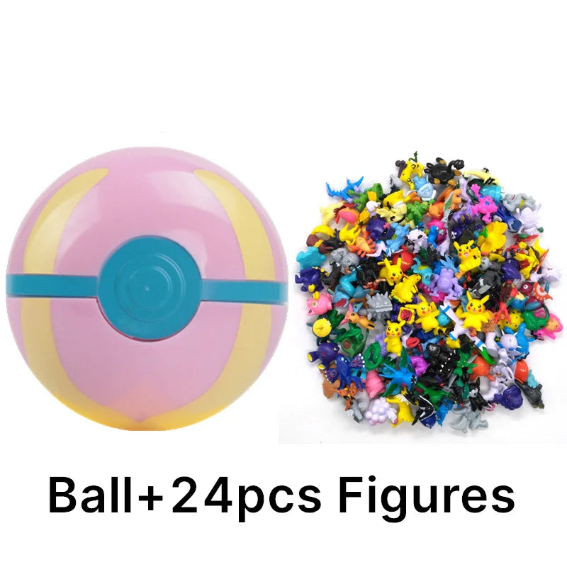 Pokémon Toys 7Cm Elf Ball 2-3cm Anime Action PokeBall Figures Monster Toy Model Dolls Children Christmas Gift
