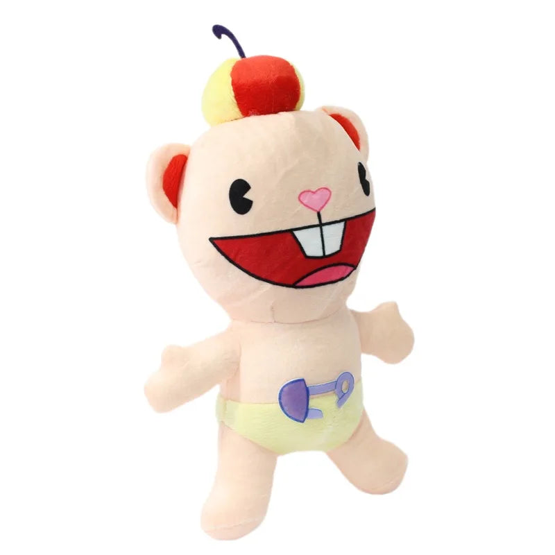 25CM HTF Happy Tree Friends Anime Happy Tree Friends Soldier Fliqpy Plush Toys Dolls Military Flipy Doll Plush Toy for Kids Gift