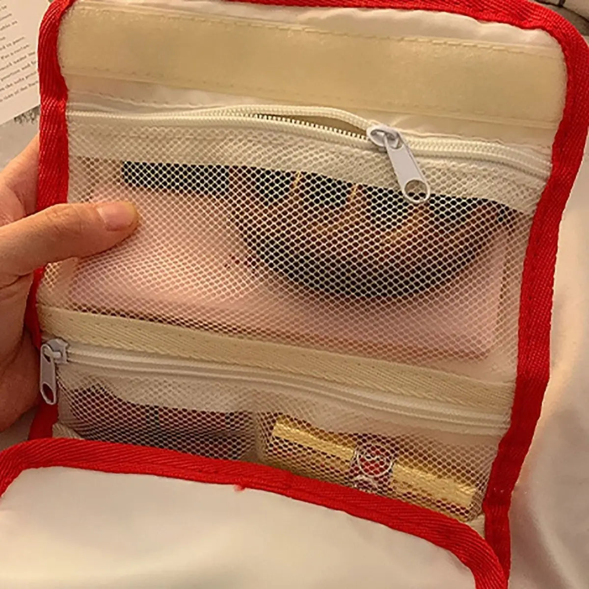 Cute Portable Travel Wash Up Storage Bag Girls Gifts Hello Kitty Kuromi Stitch KT Cat Cartoon Cosmetic Bag For Girl Kawaii Gifts