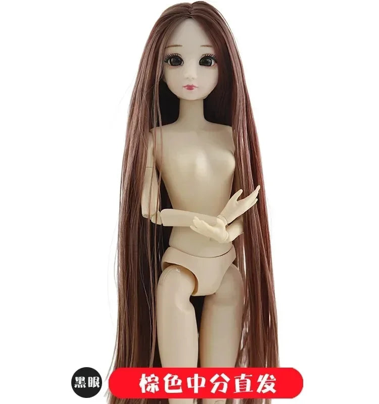 30cm Doll Toys for Girls 1/6 BJD Dolls Body Make-up 3D Eyes Beautiful Princess Baby Girl Dolls Plastic DIY Toy for Girls
