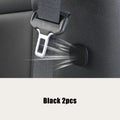 Suede Magnetic Suction Car Seat Belt Fixing Clips Auto Belt Holder Stabilizer Fastener Adjustable Clip Seatbelt Stopper
