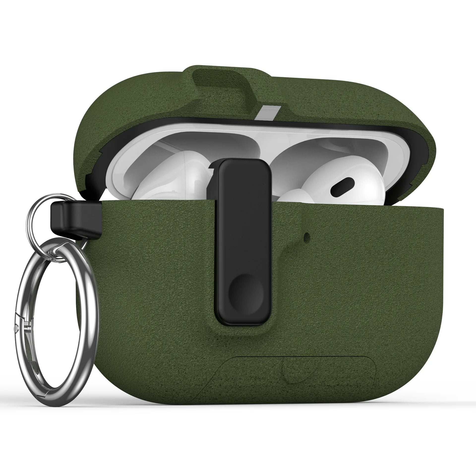2025 for Airpods Pro 3 Protective Case Phone Stand Design with Cleaner Kit Magnetic Automatic Lock for Airpods Pro 3(Sand Stone)