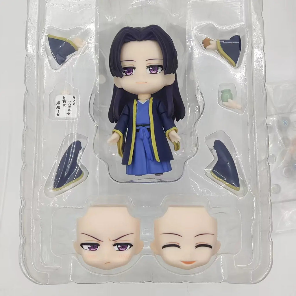 10CM The Apothecary Diaries Kusuriya no Hitorigoto Jinshi Articulated Action Figure Collectible Desktop Ornament Model Kit Gift