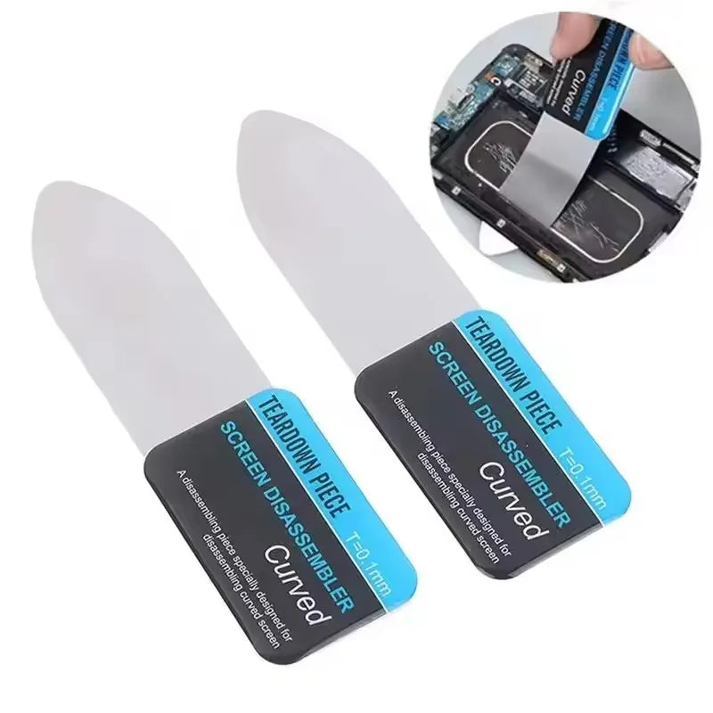 1-5PCS Stainless Steel Blade Soft Thin Pry Spudger Cell Phone Tablet Screen Battery Opening Tools For Samsung IPhone IPad Opener