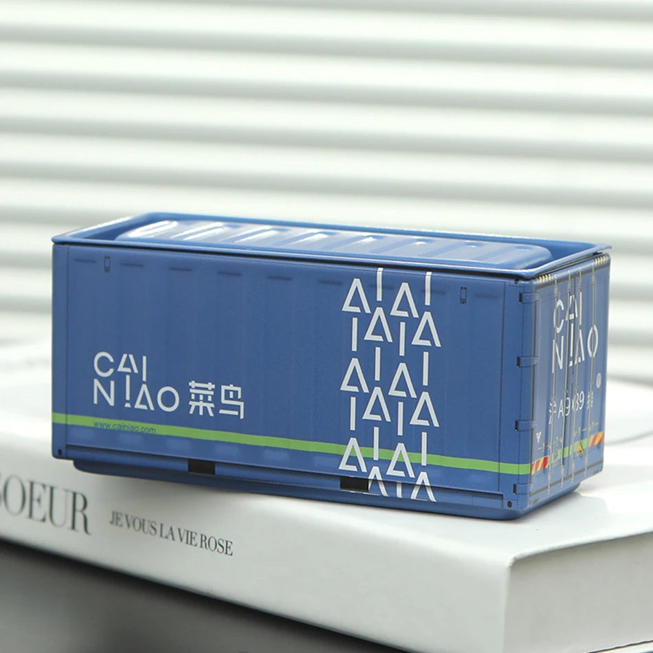 Miniature Storage Display Box Desktop Mini Container Model Mini Iron Storage Box Creative Decoration Collect Small Items Gifts