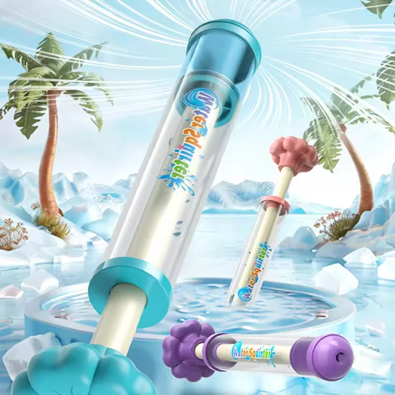 Fireworks Water Gun Children's Water Fights Games Kid Summer Cool Toy Interactive Pull-Out Water Spray Toys Beach Pool Game Prop