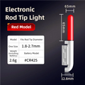 TINSOL 2026 New 2-20PCS Fishing Rod Tip Light, Fish Bit Alarm, Suitable for Night Fishing（Batteries not included）