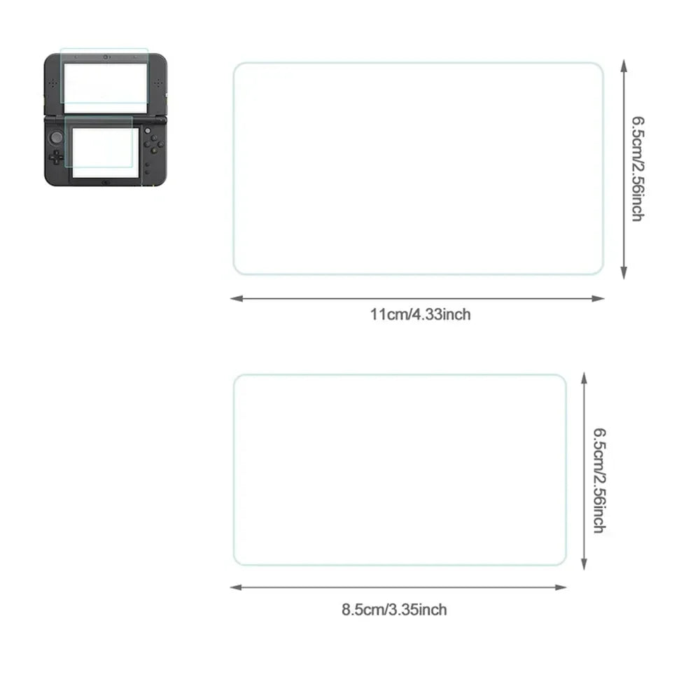Screen Protector Tempered Glass for Nintendo Switch New 3DS XL/LL Game Console Protective Glass Film for 3DS XL LL Accessories