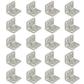 20pcs Angle Iron Board Table, Chair, Cabinet, Wardrobe, Fixed Connector, 90-degree Angle Iron Plate Bracket