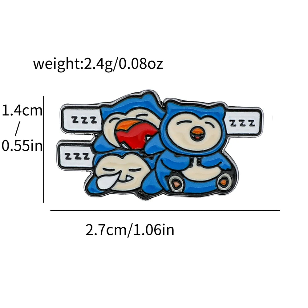 Pokemon Anime Enamel Lapel Pin - Japanese Cartoon Collectible Badge Cute Design Ideal Gift for Children Backpack Hat Collar Broo