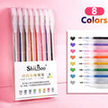 60 Colors Glitter Gel Pen 1.0mm Metal Glitter Color Ballpoint Pen Paper Cardstock Diary Drawing Marking Coloring DIY Art