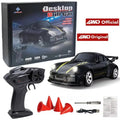 4WD Remote Control Desktop Car for Adults Kids 1/64 or 1/43 Mini Drift Racing High Speed RC Car with LED Lights Hobby Gift