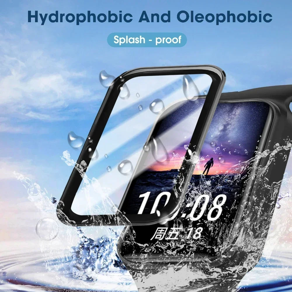 Curved Film for Xiaomi Mi Band8 Active Screen Protector Anti-scratch Full Cover Protective Film for Mi Band 9 Active Not Glass