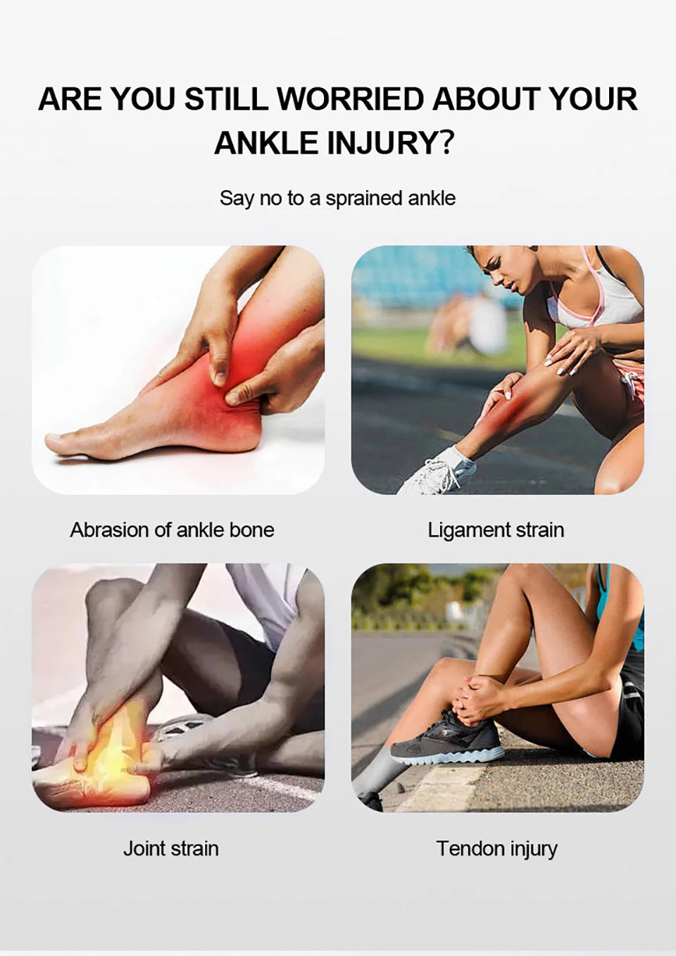 1Pcs Ankle Support Light Thin Breathable Pressurized Fixation Prevent Ankle Sprains Tendon Injury Ankle Joint Protective Cover