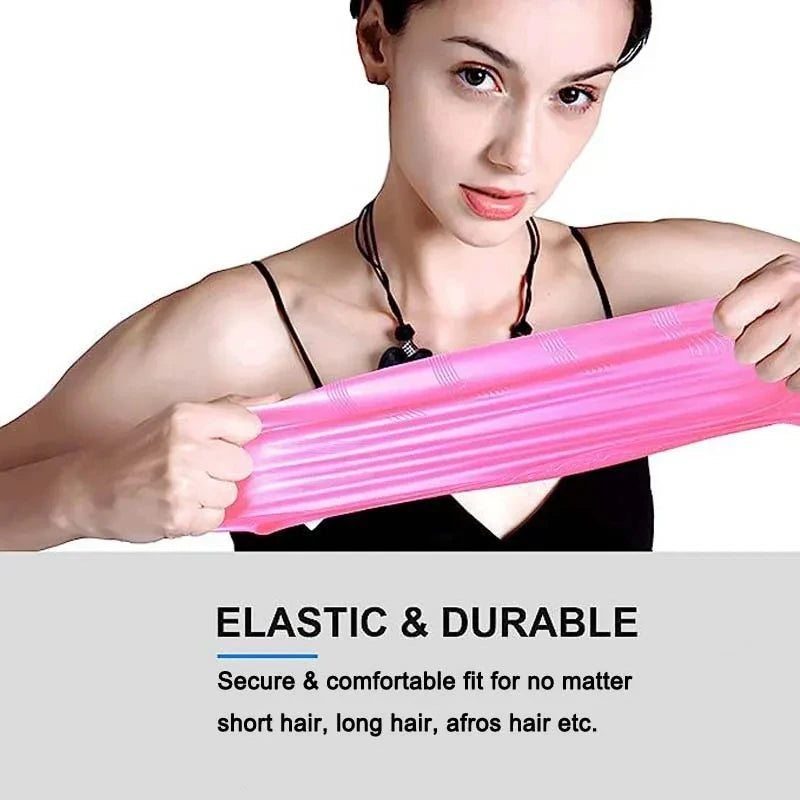 DIZETION Waterproof Swimming Cap High Elasticity Ears Protection Large Silicone Diving Cap for Enhanced Comfort and Durability