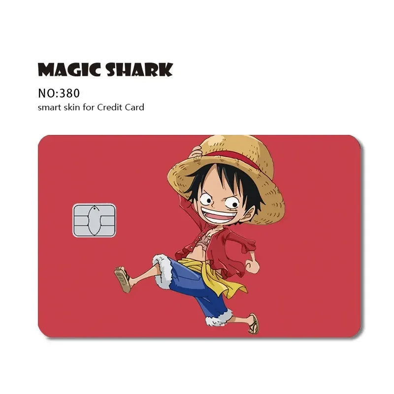 Magic Shark Wanted Anime 3M PVC Matte No Fade Skin Cover Sticker for Metro Debit Credit Card