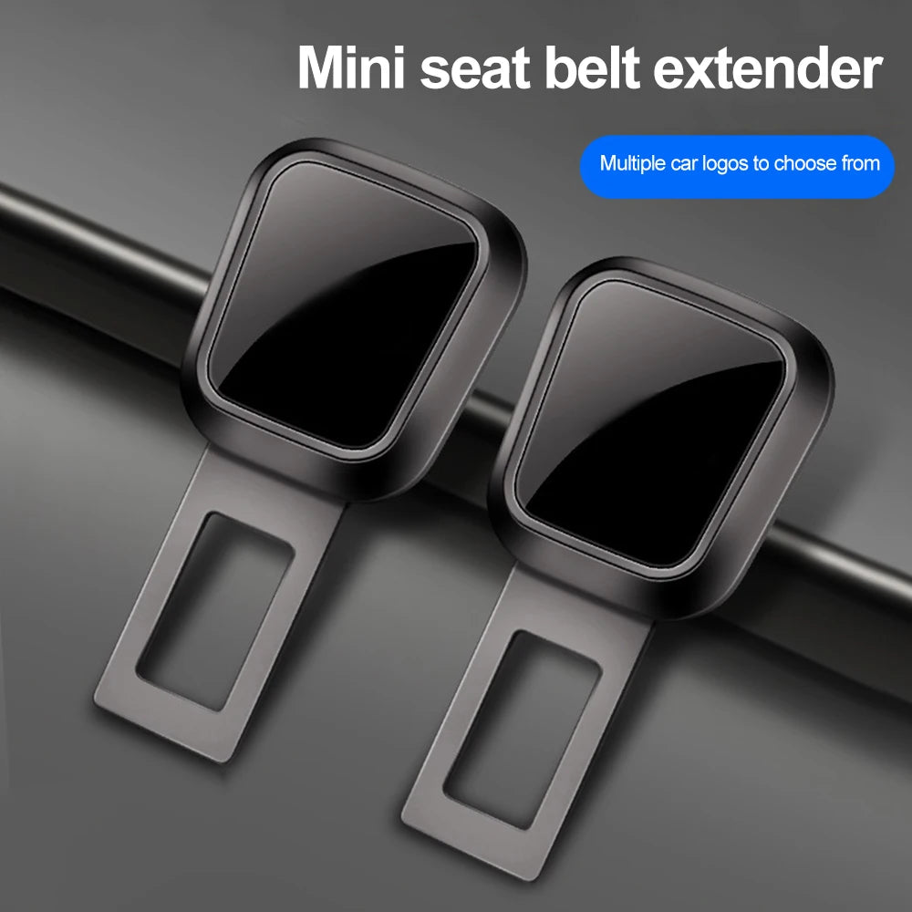 1/2pcs Car Seat Belt Extension Plug Buckle Seatbelt Clip Adjustable Extender For Tesla Jeep Renegade Car Safety Seatbelt Lock