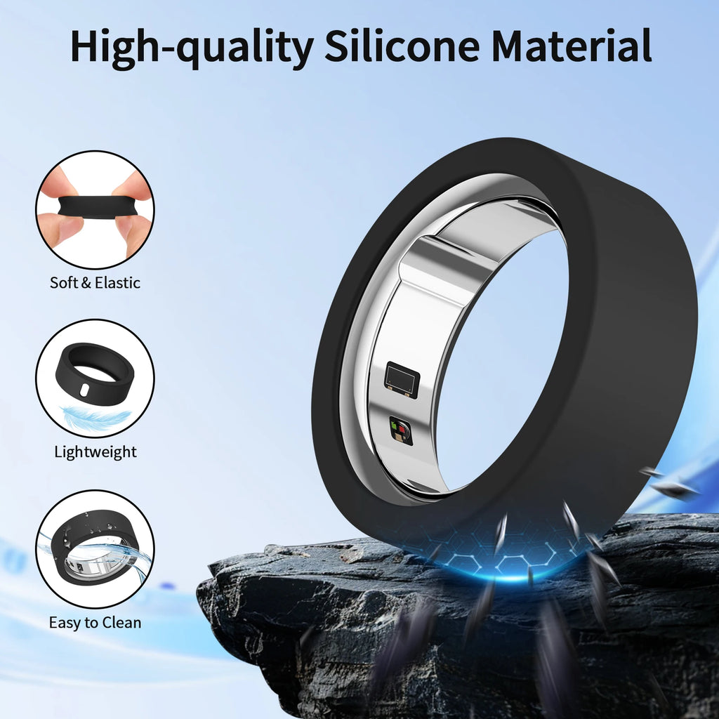 Silicone Ring Protective Case For Oura Gen 4/3 Rings Cover Working Out Accessories Men Women Silicone Case Finger Wrapper