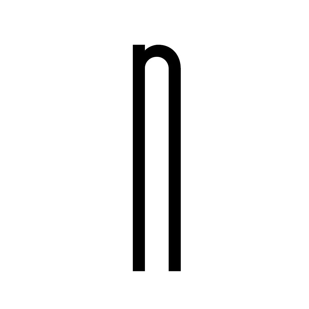 4 Inch 100mm Self Adhesive Big Modern Door Number for Exterior House Apartment Plaque Mailbox Address Digits Sticker Sign Black