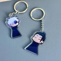 Anime Cosplay Funny Keychain Gojo Satoru Geto Suguru Bag Pendant Keyring Bag Jewelry Gift