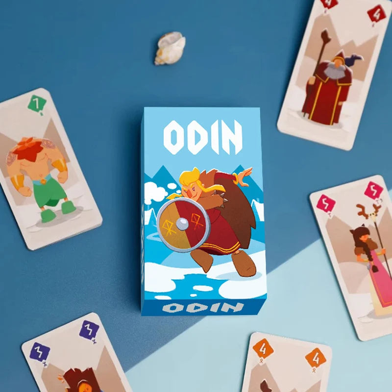 Chinese and English ODIN Board Game Fun Family Party Card Game for 2-6 Players 15 Minutes