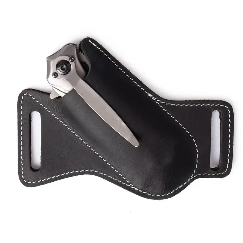 1pcs Plastic Anti-scratch Storage Sheath Folding Flick Knife Waist Belt Clip Holder Pocket Knives Pack Tools for Camping