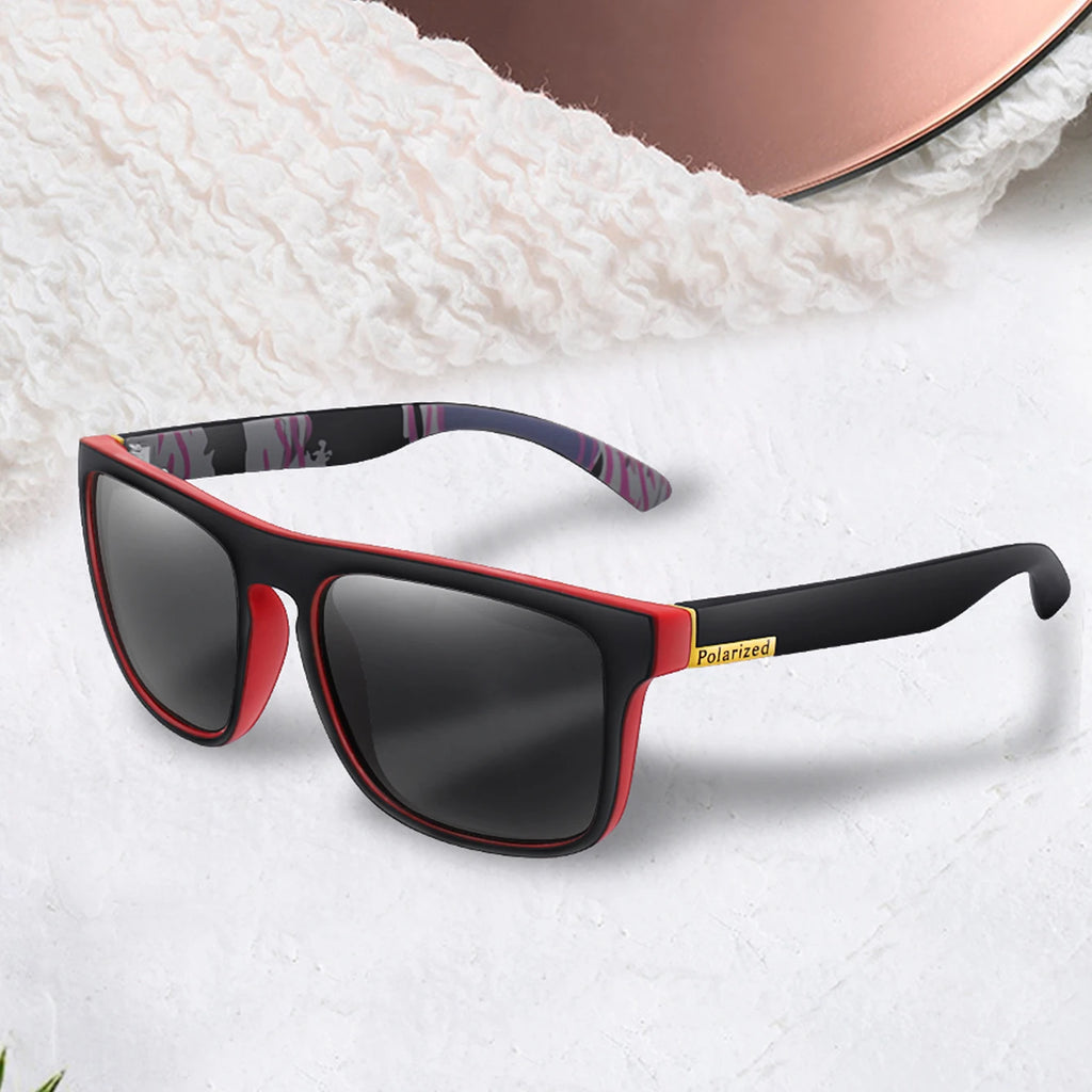 LOISRUBY Brand Polarized Cycling Sunglasses Men Car Driving Color Changing Bike Motorcycle Square Frame Hinking Festival