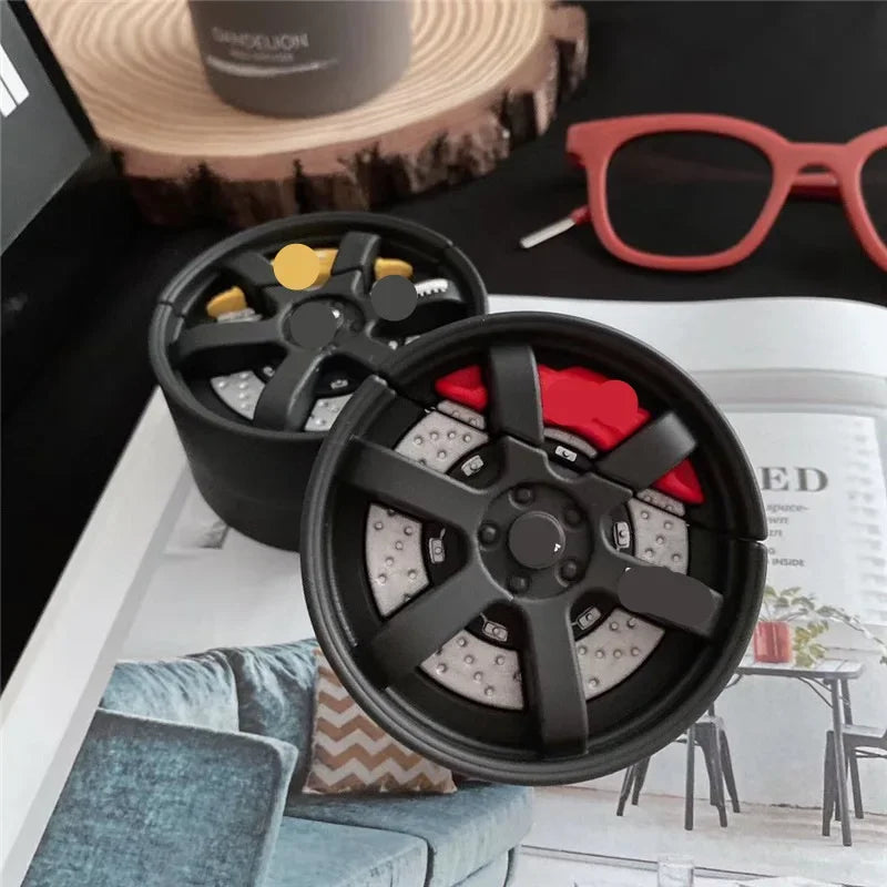 3D Car Brake Wheel Earphone Case for Airpods 4 2024 3 2 1 Airpods3 Pro 2 Silicone Soft Headphone Cover for Air Pods Pro2 Gen