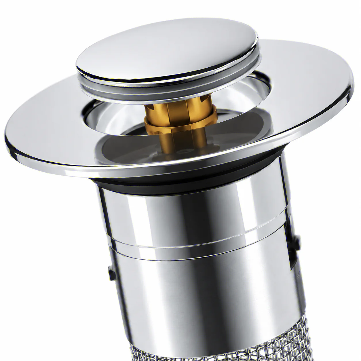Universal Sink Accessory 2026 Stainless Steel Washbasin Drain Pipe Leak Proof Odor Proof Bullet Core Pressure Type