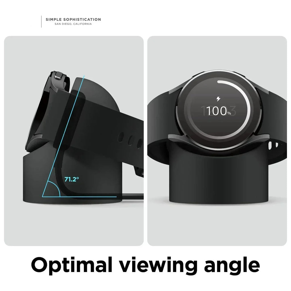 Compatible with Samsung Galaxy Watch 7 6 5 Charger Stand 40 44 46mm Galaxy Watch 5Pro Charger silicone Stand Charging base