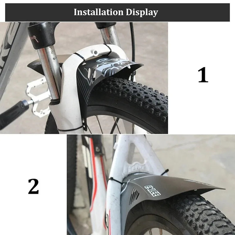 1/2PCS Universal Bike Fenders - Front/Rear Tire Wheel Mudguard MTB Road Bike Wings Mud Guard Cycling Accessories Bicycle Fender