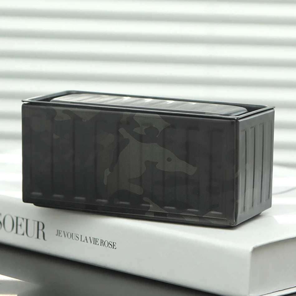 Miniature Storage Display Box Desktop Mini Container Model Mini Iron Storage Box Creative Decoration Collect Small Items Gifts