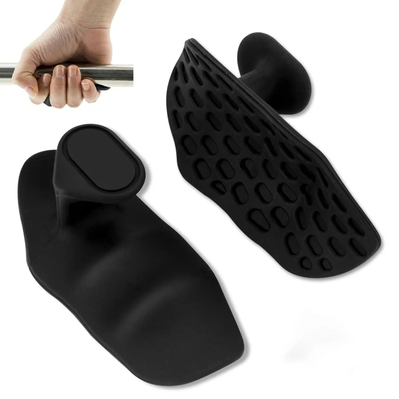 Professional Workout Gloves with Silicone Palm Grips for Weightlifting, Cross Training, Gym & Fitness - Non-Slip Hand Protection