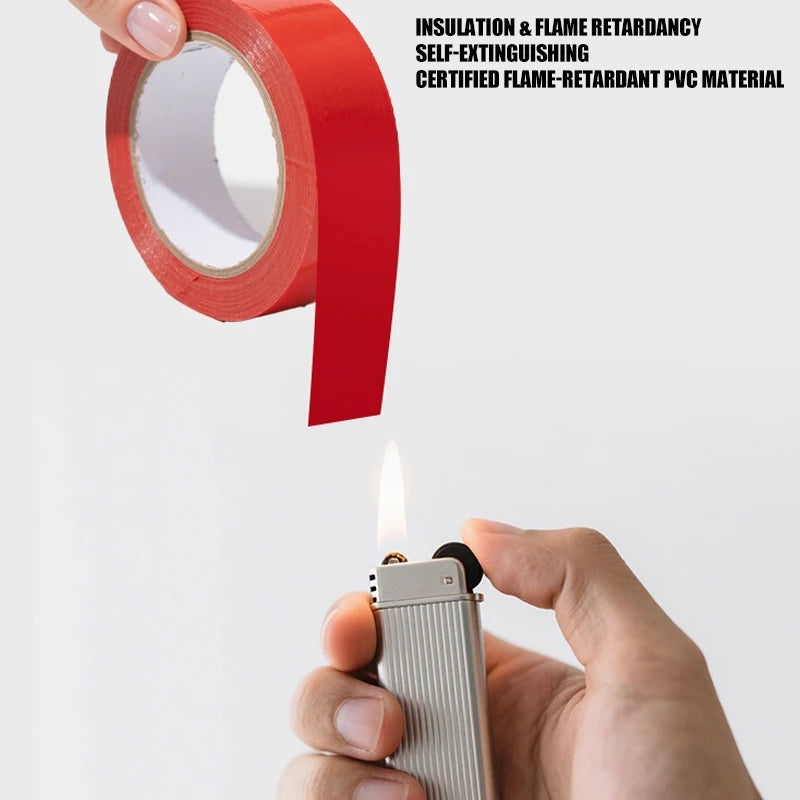 10/20/50/100M Flame Retardant Electrical Insulation Tape Strong Adhesive Wire Harness Tape for Electrical Wiring Waterproof Tape